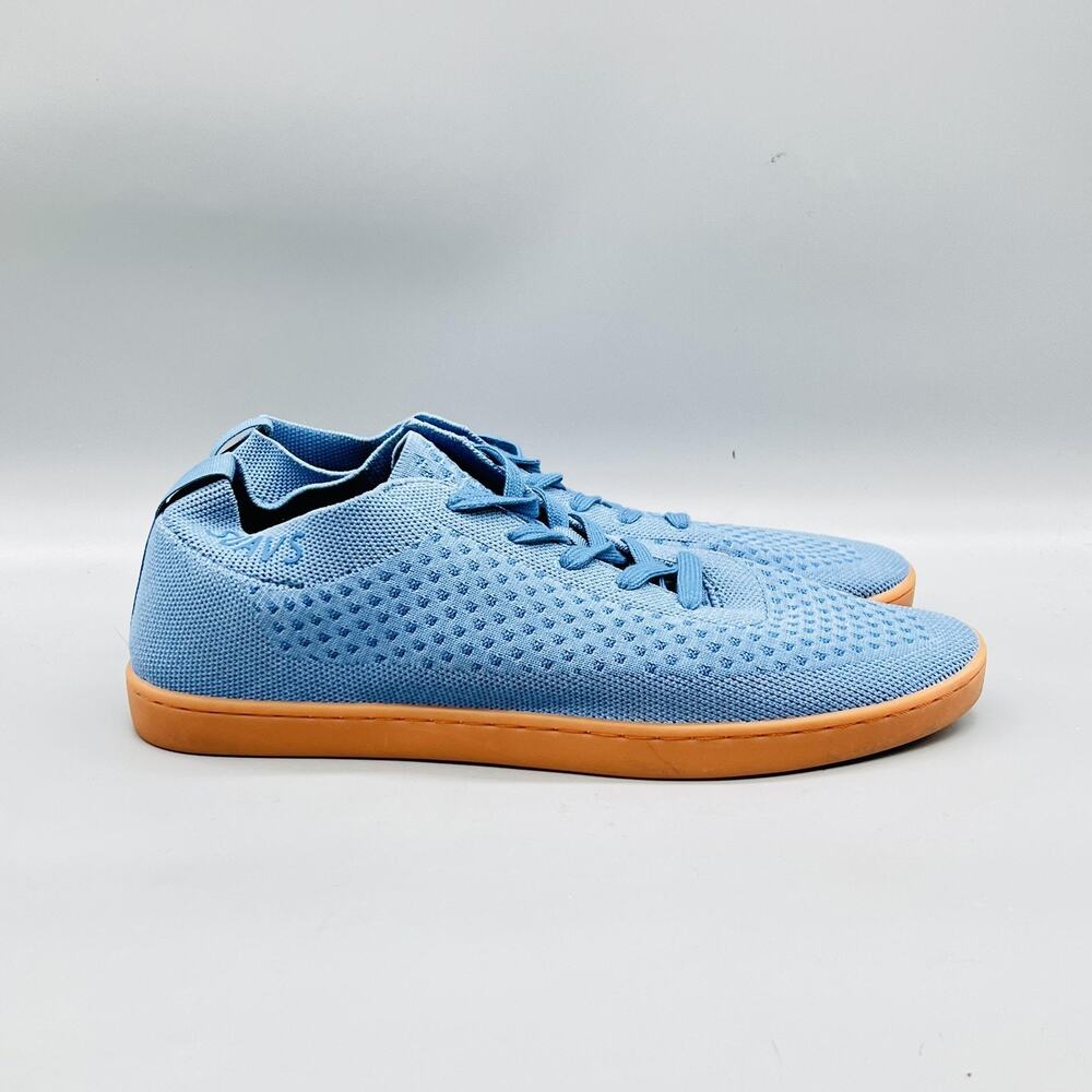 SUAVS Shoes Mens 11 Blue Knit Breathable Low Top Casual Sneakers Comfort Walking